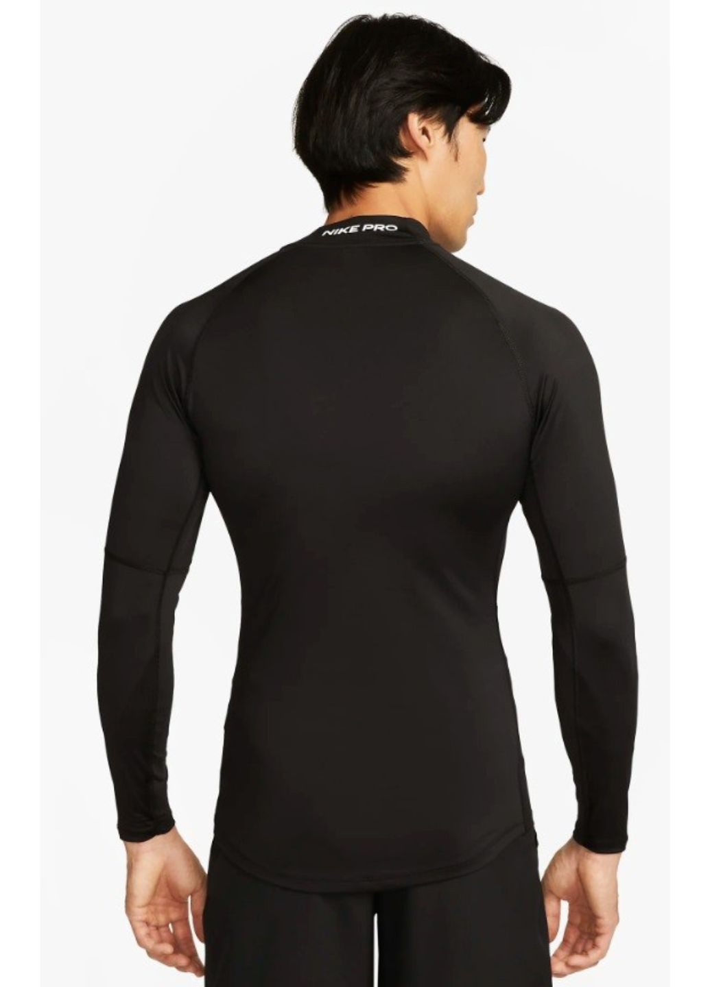 Термолонгслив FB7908-010 Nike Pro Dri-FIT Fitness Mock-Neck Long-Sleeve (314148221)