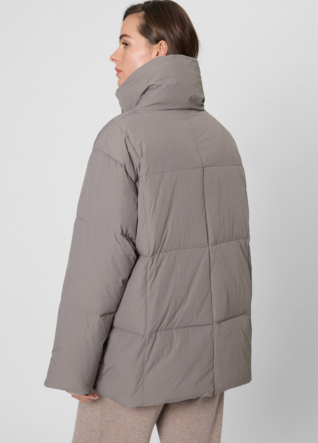 Серый зимний Пуховик PRPY