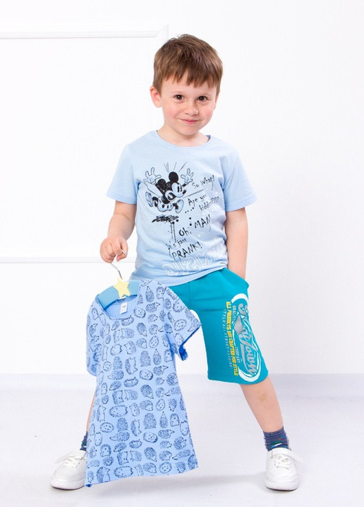 Комбінована літня набір футболок для хлопчика (2 шт) Носи своє 6021-8