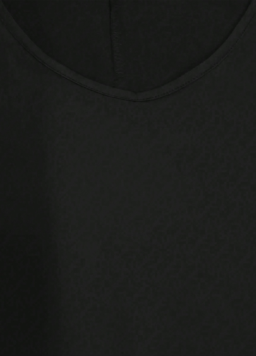 Чорна кежуал сукня сукня-футболка SHEIN однотонна