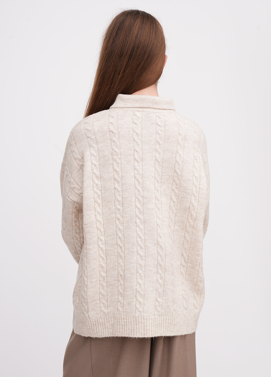 Светло-бежевый демисезонный свитер EQUILIBRI