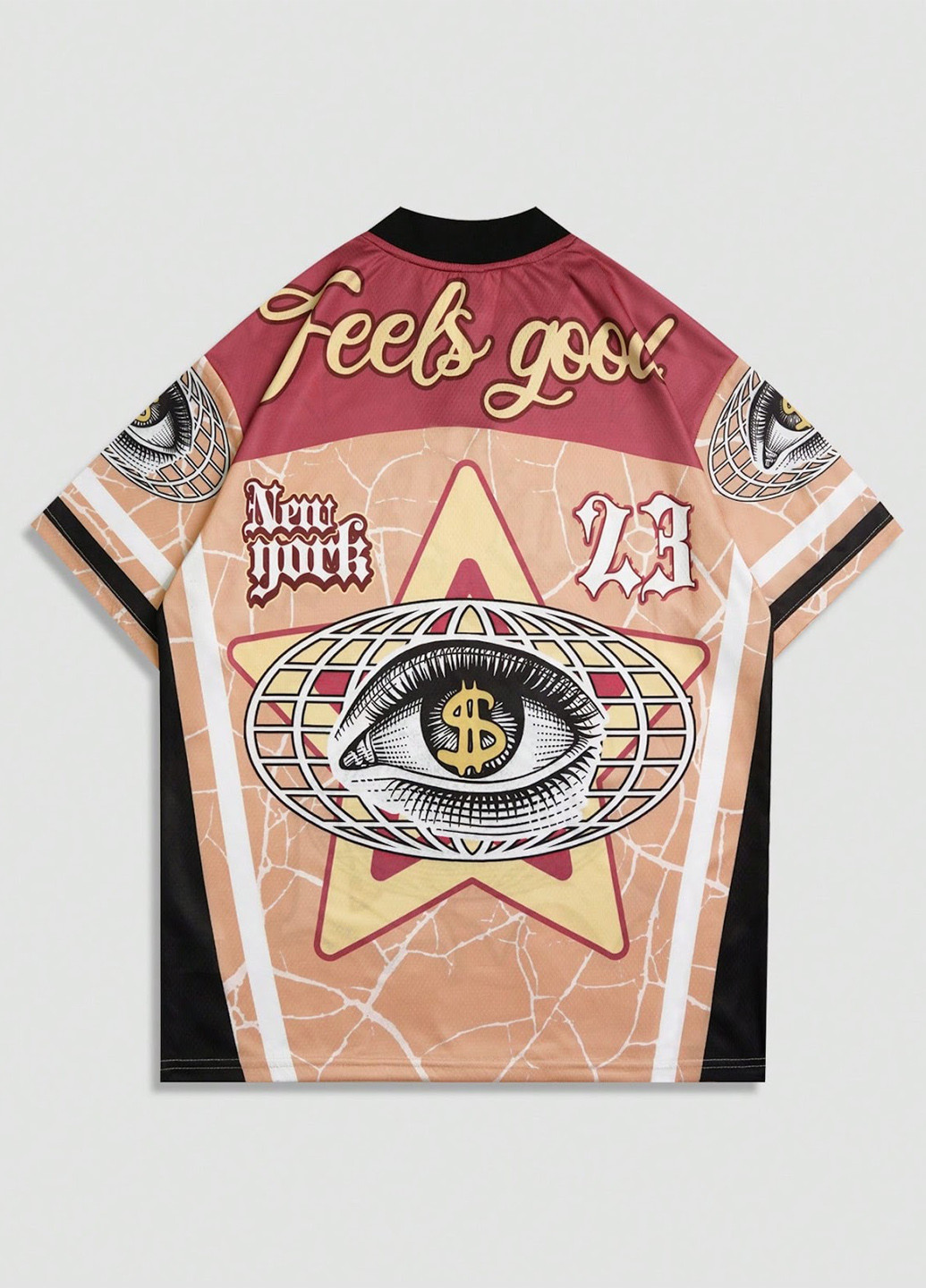 Комбинированный летний костюм (футболка, шорты) с шортами SHEIN