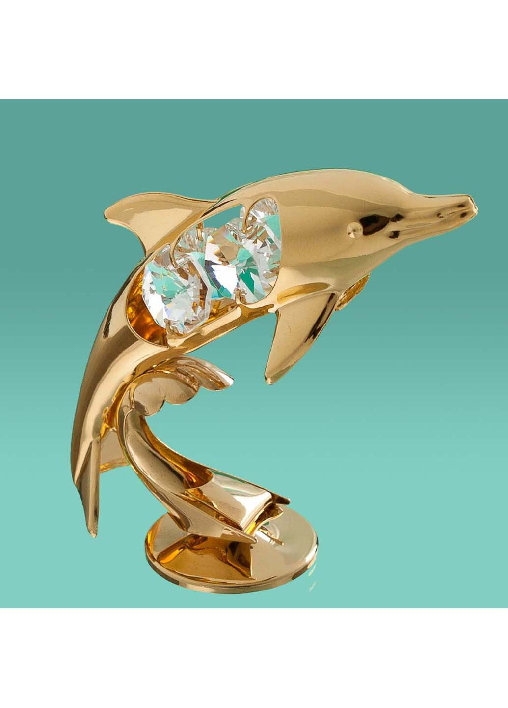 Фігурка зі стразами декоративна Дельфінчик Crystocraft (255417048)