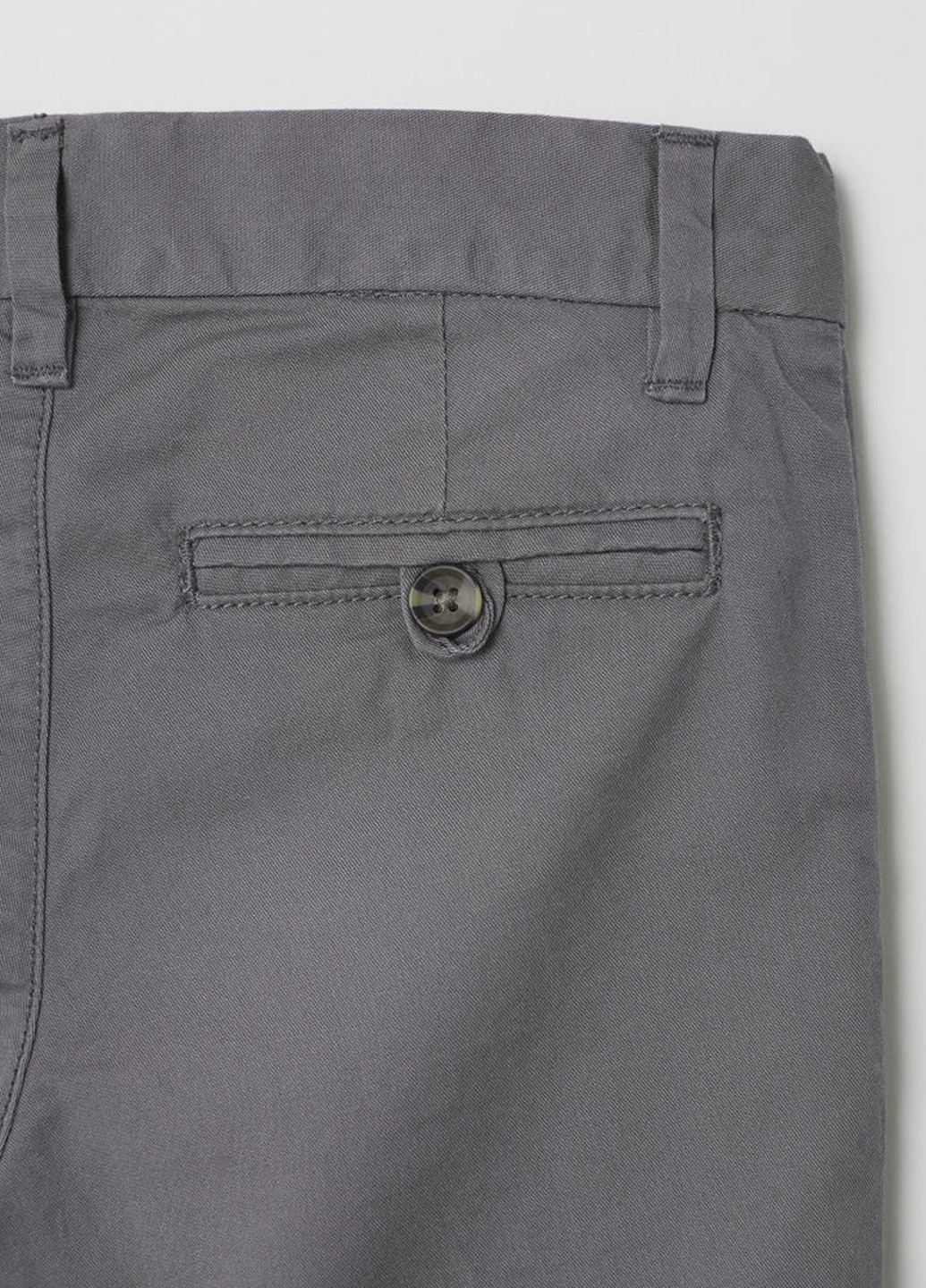 Серые кэжуал демисезонные брюки прямые H&M