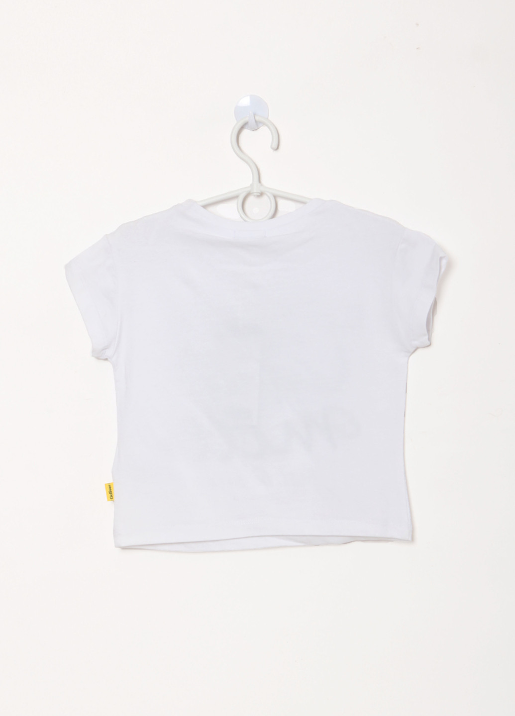 Белая летняя футболка с коротким рукавом Gulliver