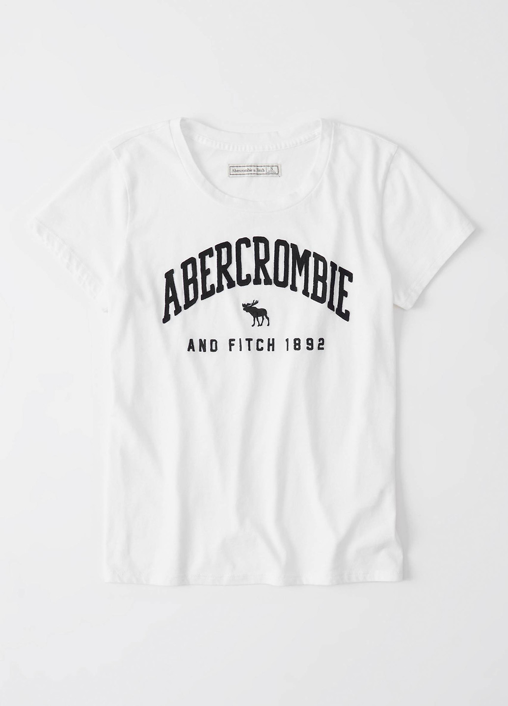 Біла літня футболка Abercrombie & Fitch