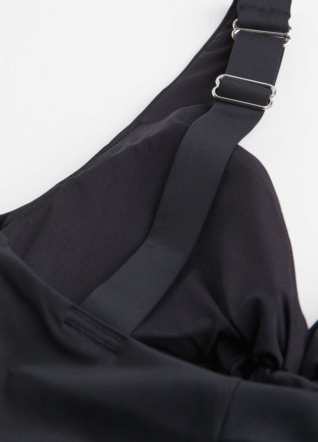 Черный летний купальник слитный, танк H&M