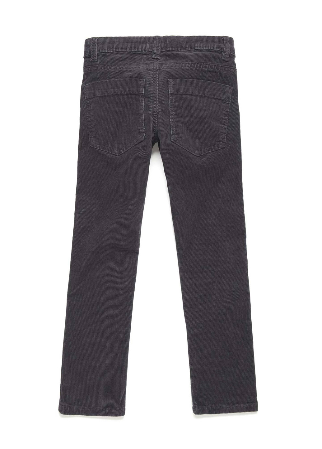 Темно-серые кэжуал демисезонные брюки прямые United Colors of Benetton