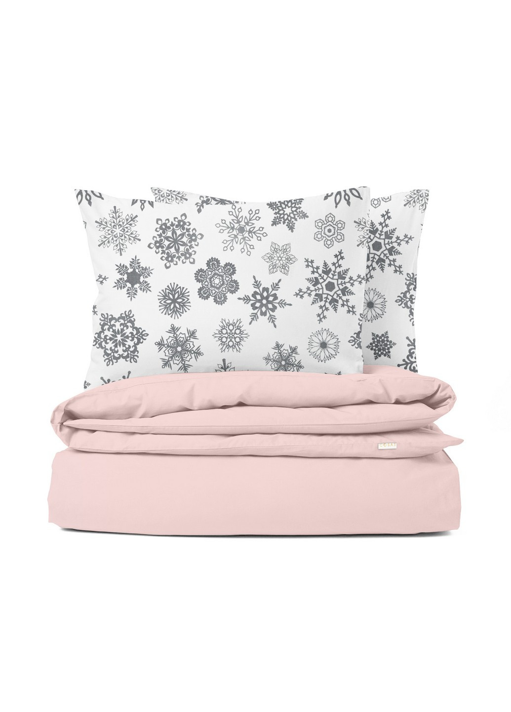 Евро комплект RANFORS ROSE SNOWFLAKES GREY (пододеяльник 200х220 см, простынь 180х200х20 см, наволочка 2 шт 50х70 см) Cosas (251413582)