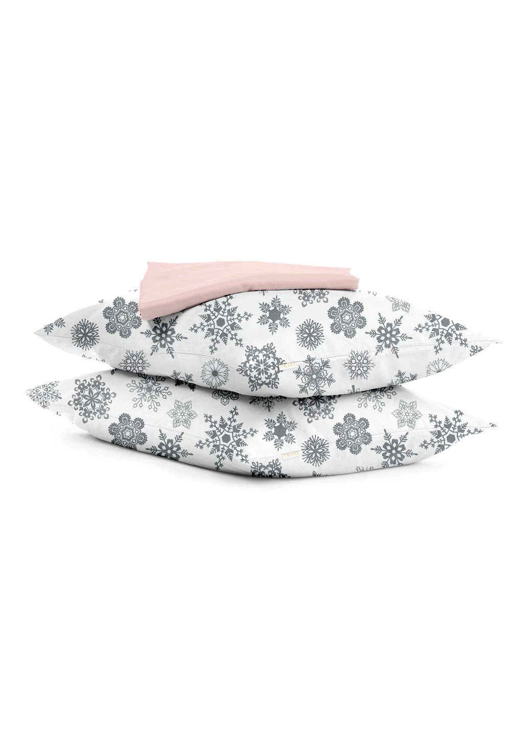 Евро комплект RANFORS ROSE SNOWFLAKES GREY (пододеяльник 200х220 см, простынь 180х200х20 см, наволочка 2 шт 50х70 см) Cosas (251413582)