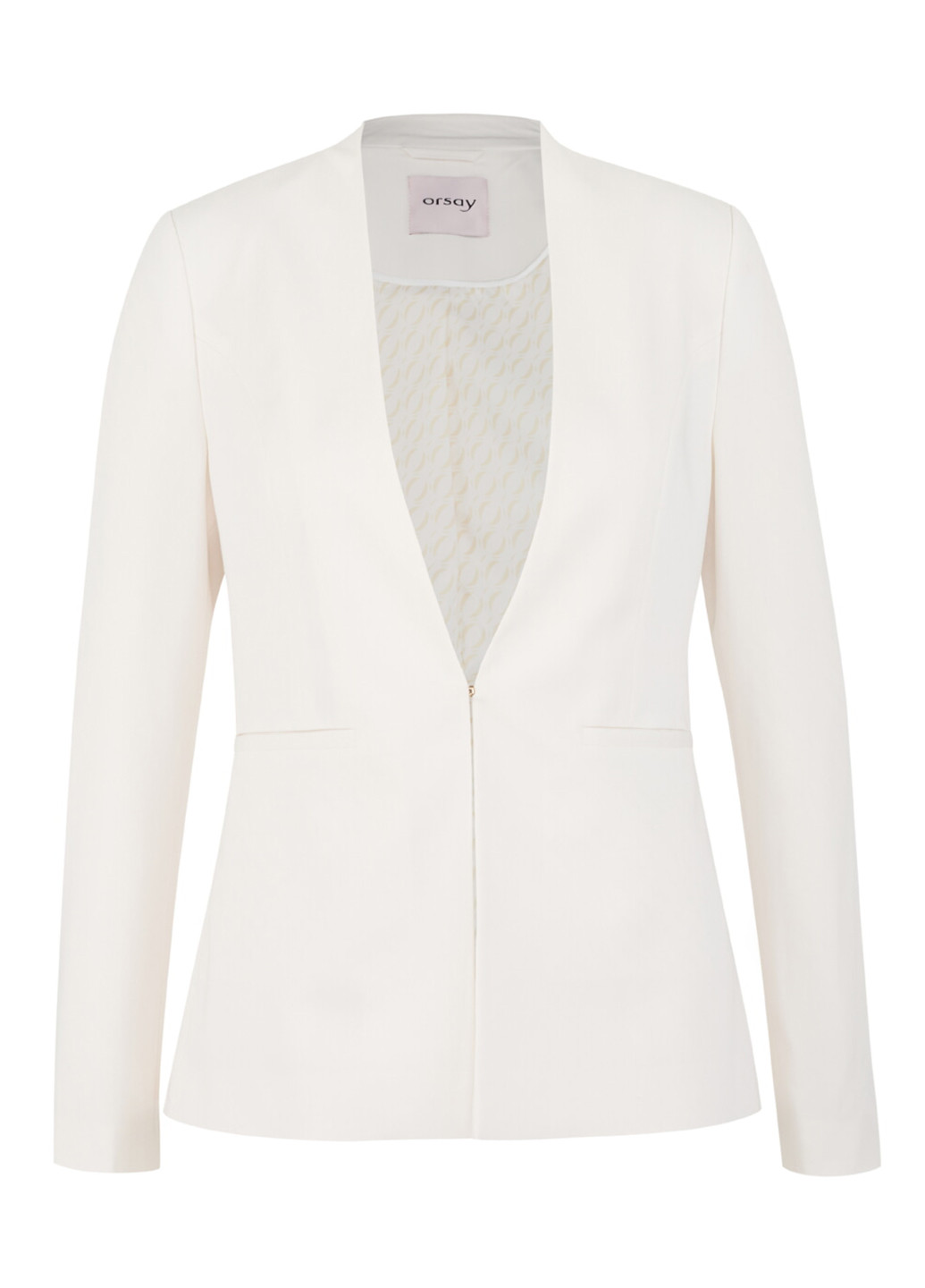 Молочный женский жакет Orsay однотонный - всесезон
