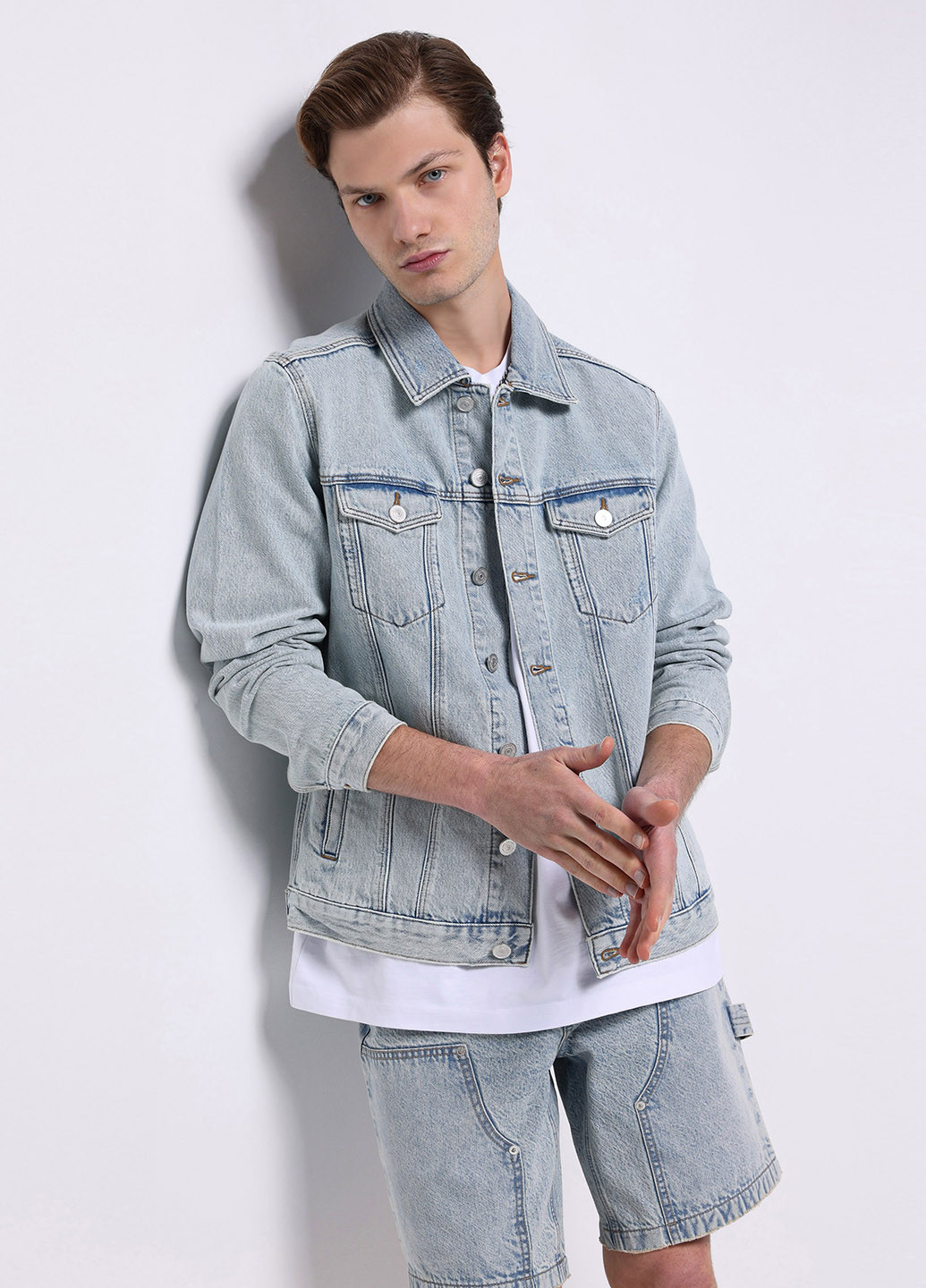 Блакитна демісезонна куртка Colin's