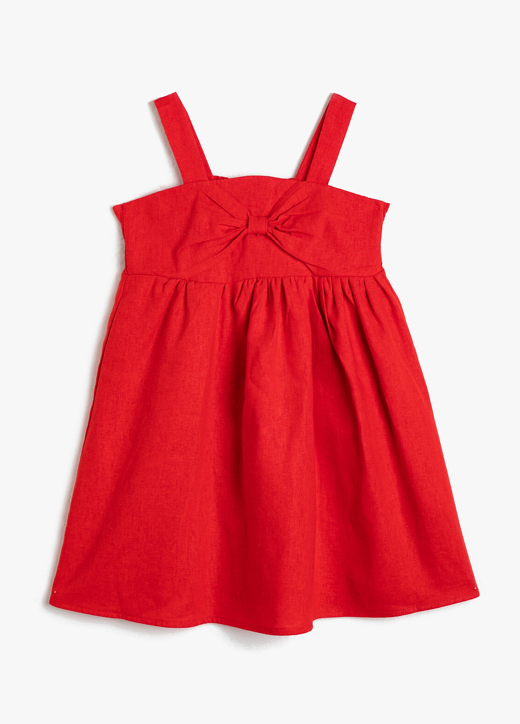 Красное кэжуал платье клеш KOTON