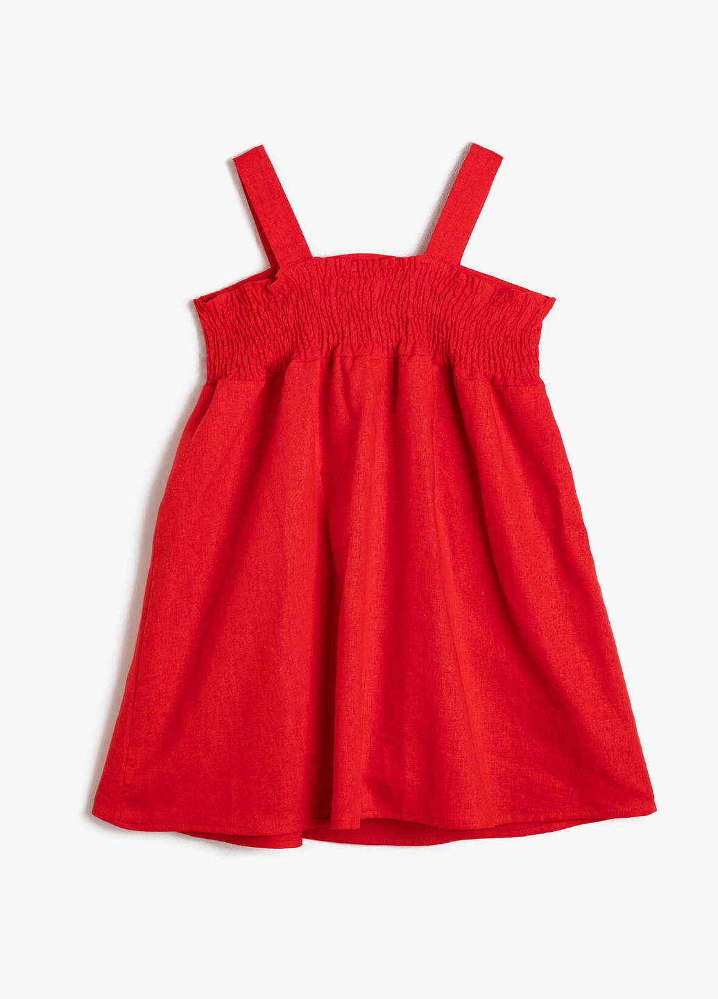 Красное кэжуал платье клеш KOTON