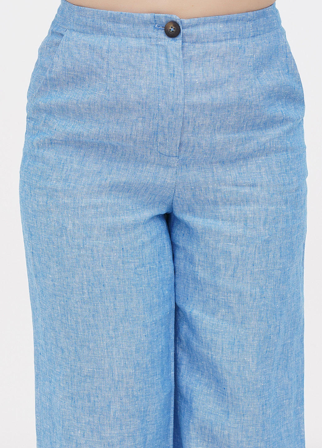 Голубые кэжуал летние прямые брюки Boden