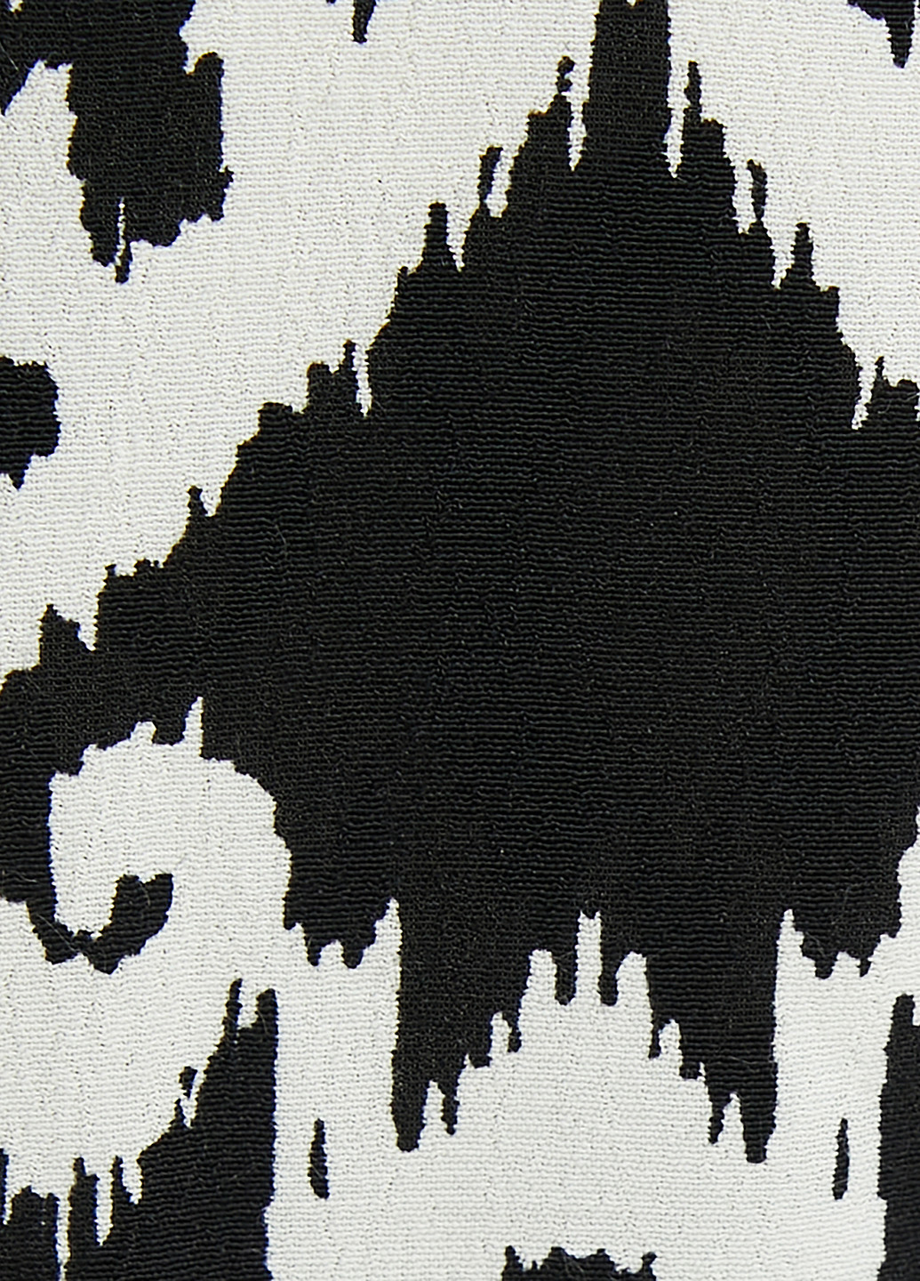 Черно-белая кэжуал с абстрактным узором юбка KOTON на запах