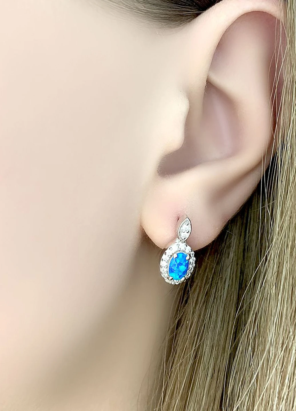 Сережки Silver Flame (219626675)