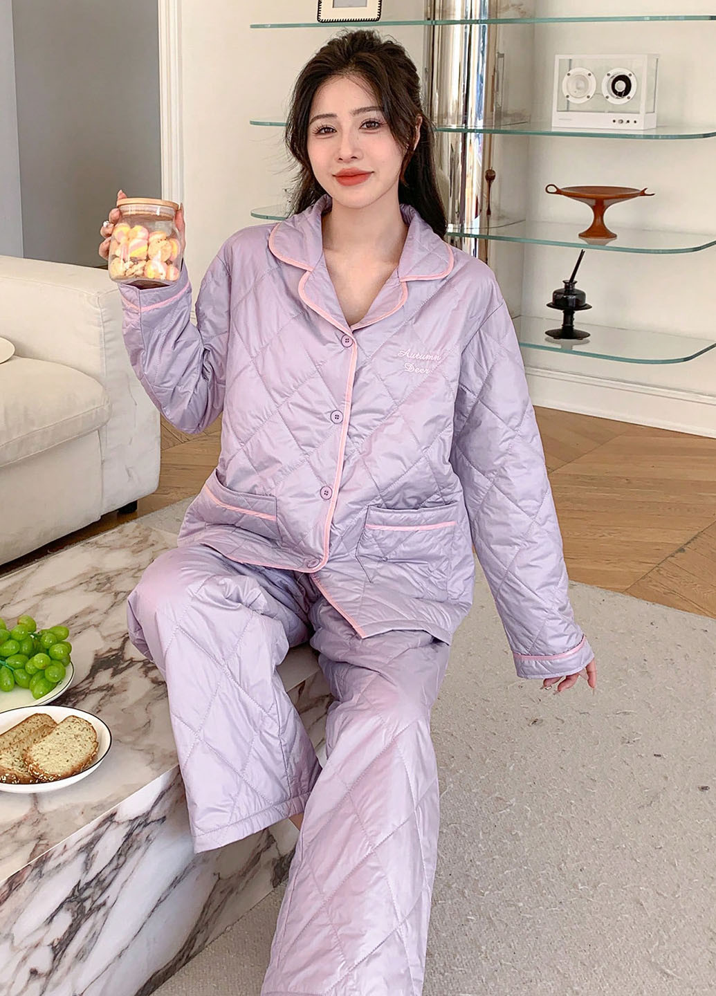 Комплект (рубашка, брюки) SHEIN (339828077)