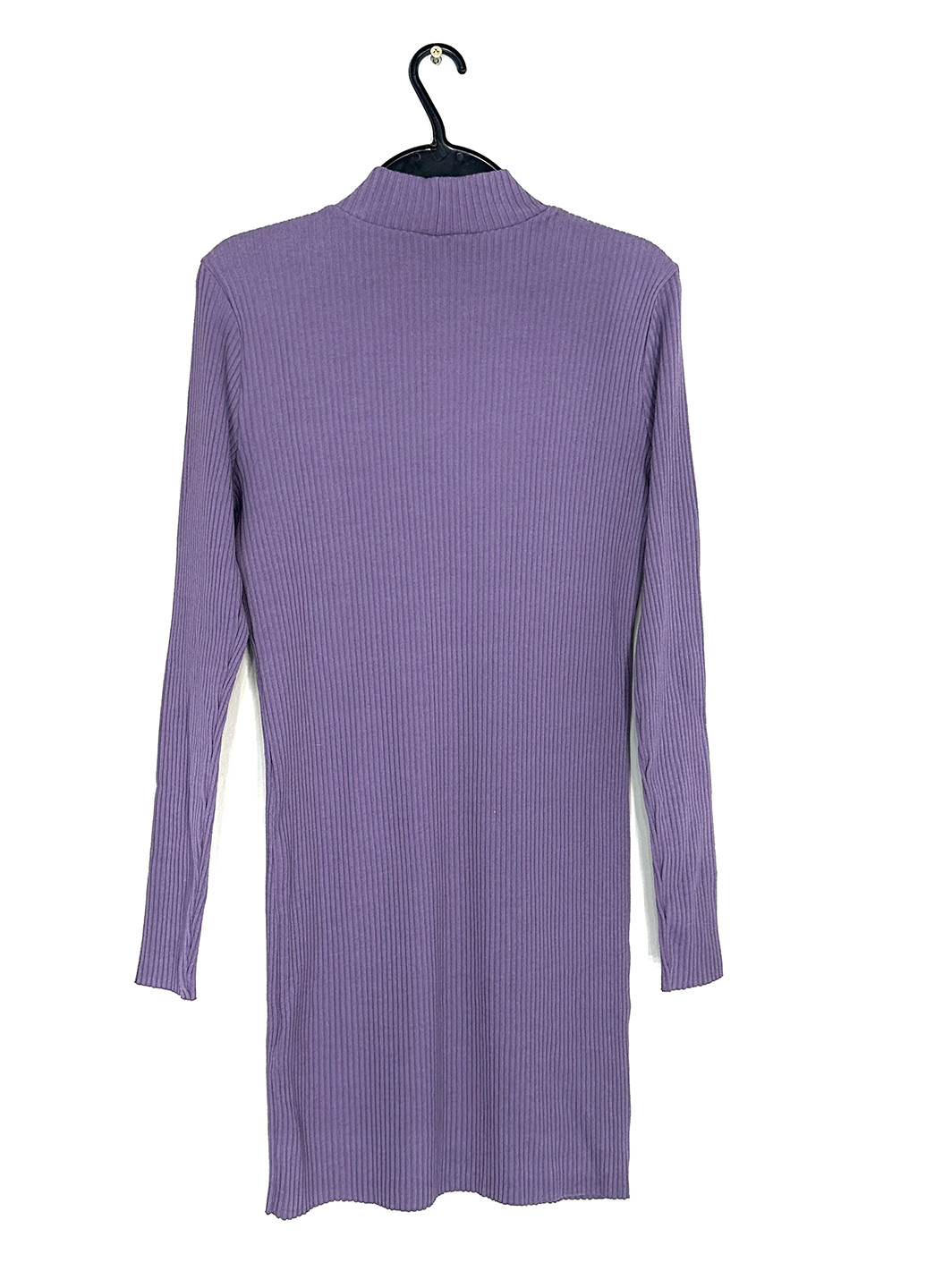 Фиолетовое кэжуал платье платье-водолазка H&M однотонное