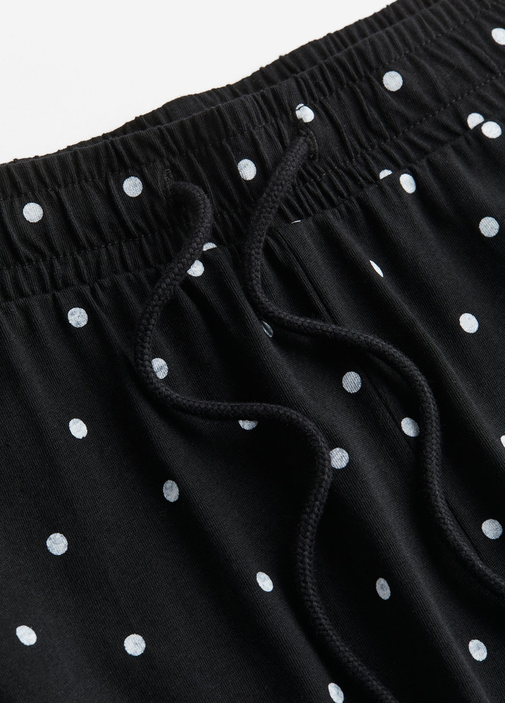 Черно-белые домашние демисезонные джоггеры брюки H&M
