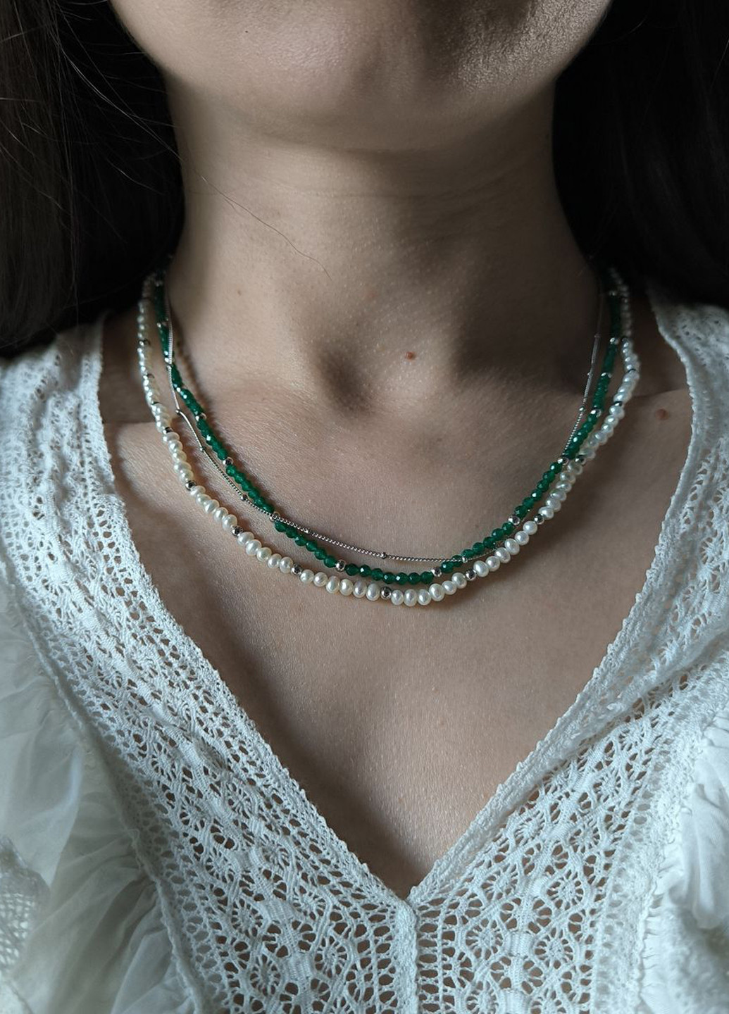 Кольє Silver Flame (350941482)