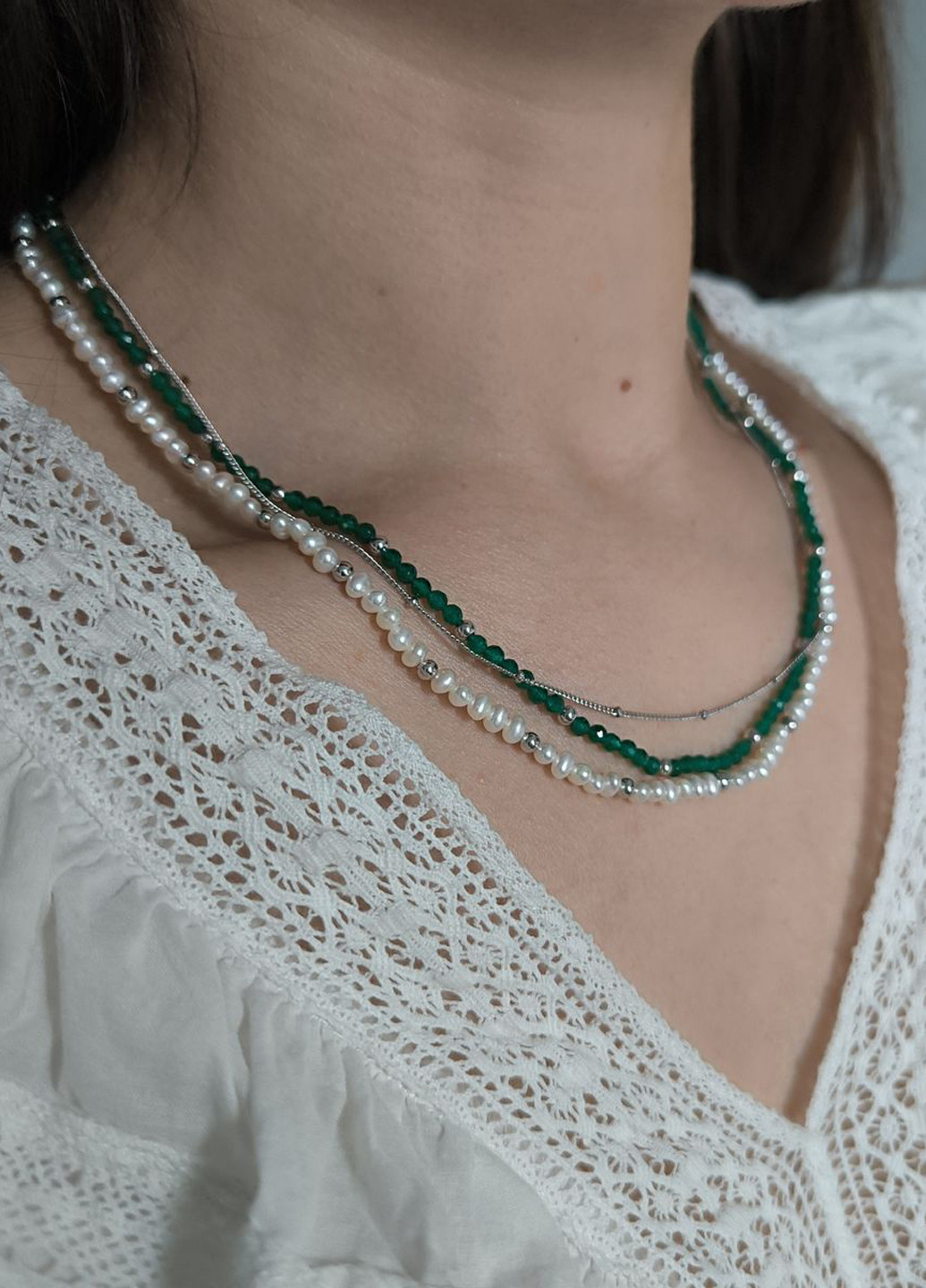 Кольє Silver Flame (350941482)