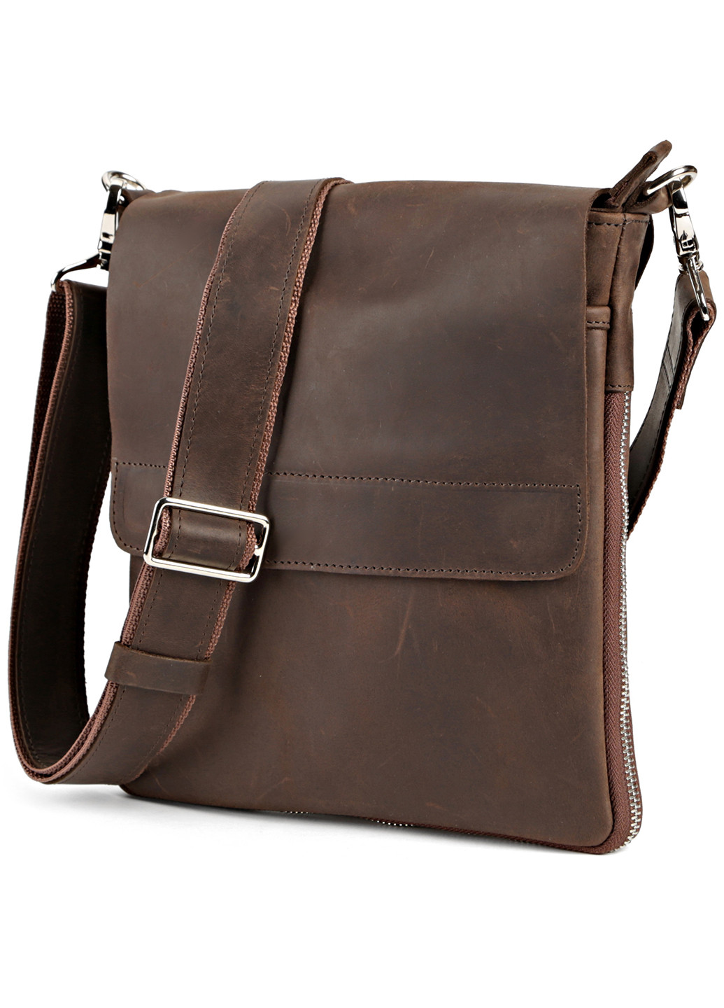 Чоловіча шкіряна сумка 22х25,5х3-6,5 см Shvigel (252129947)