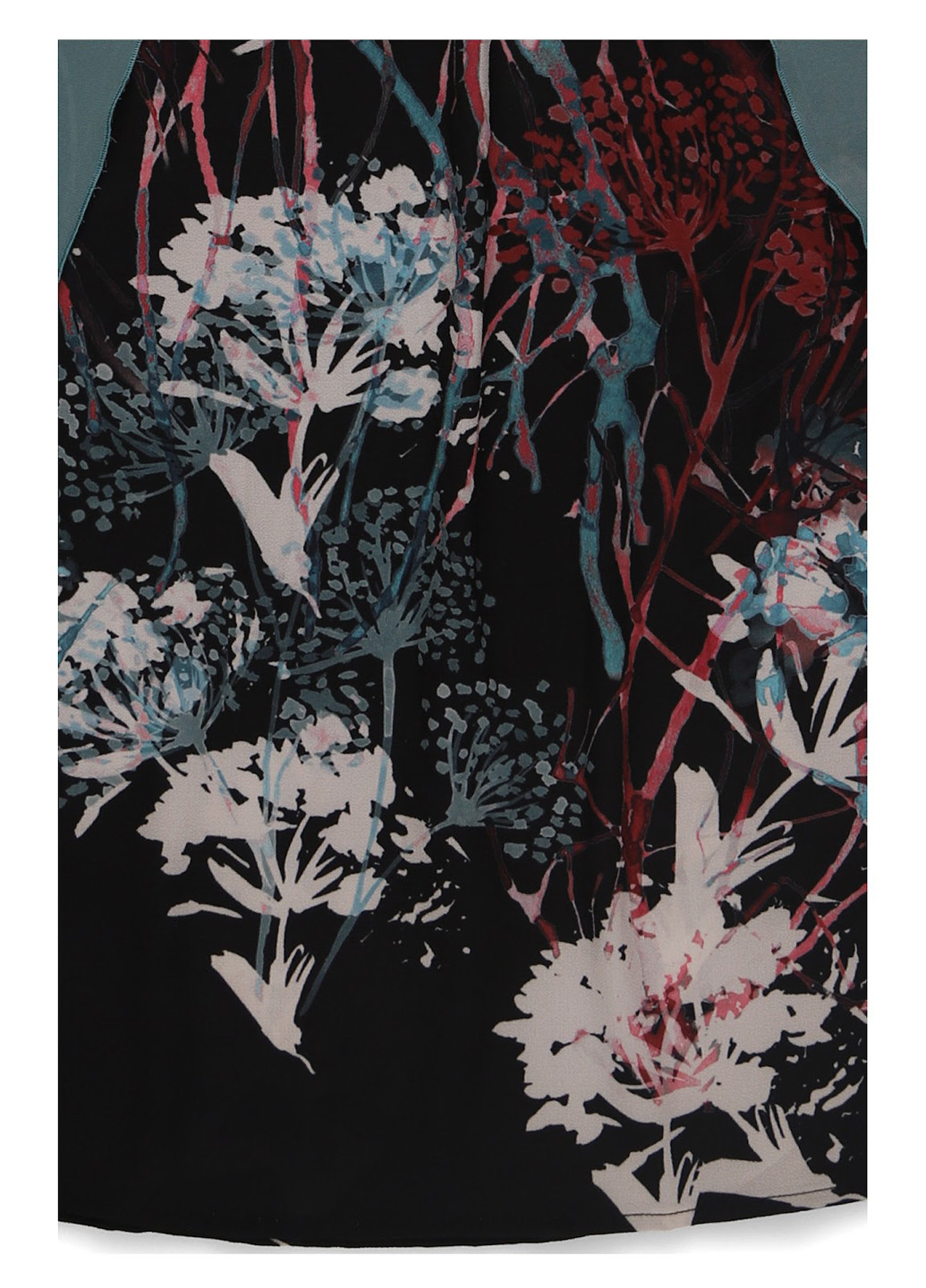 Комбінована кежуал сукня Sara з квітковим принтом