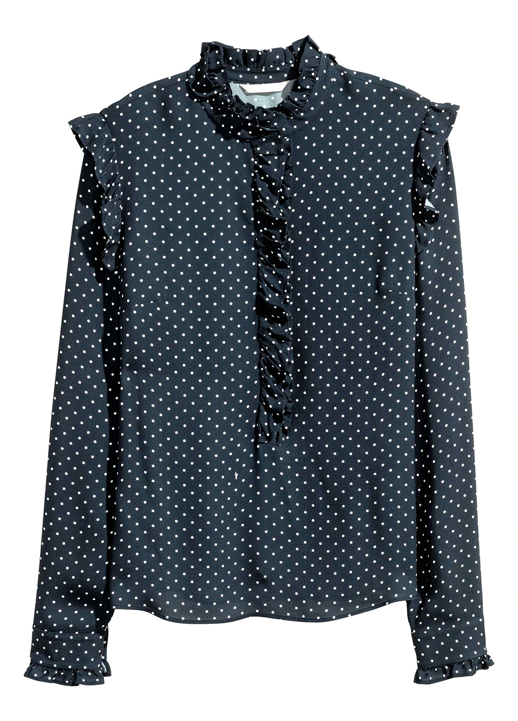 Темно-синя блуза H&M