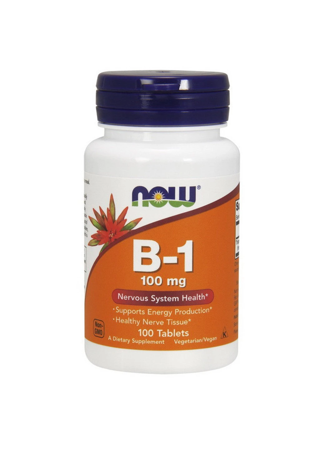 Вітамін Б1 Vitamin B-1 100 mg (100 таб) нау фудс Now Foods (255409860)