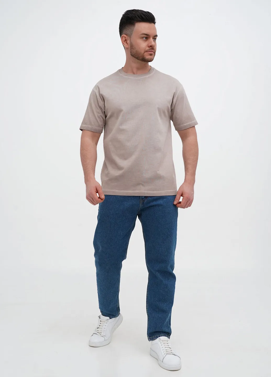 Бежевая футболка Trend Collection