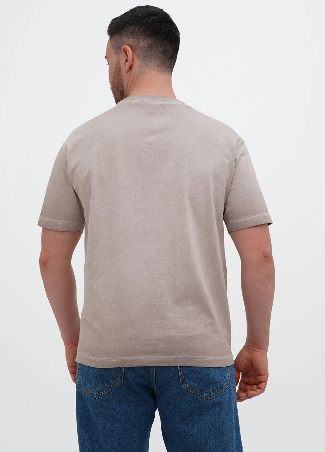 Бежевая футболка Trend Collection