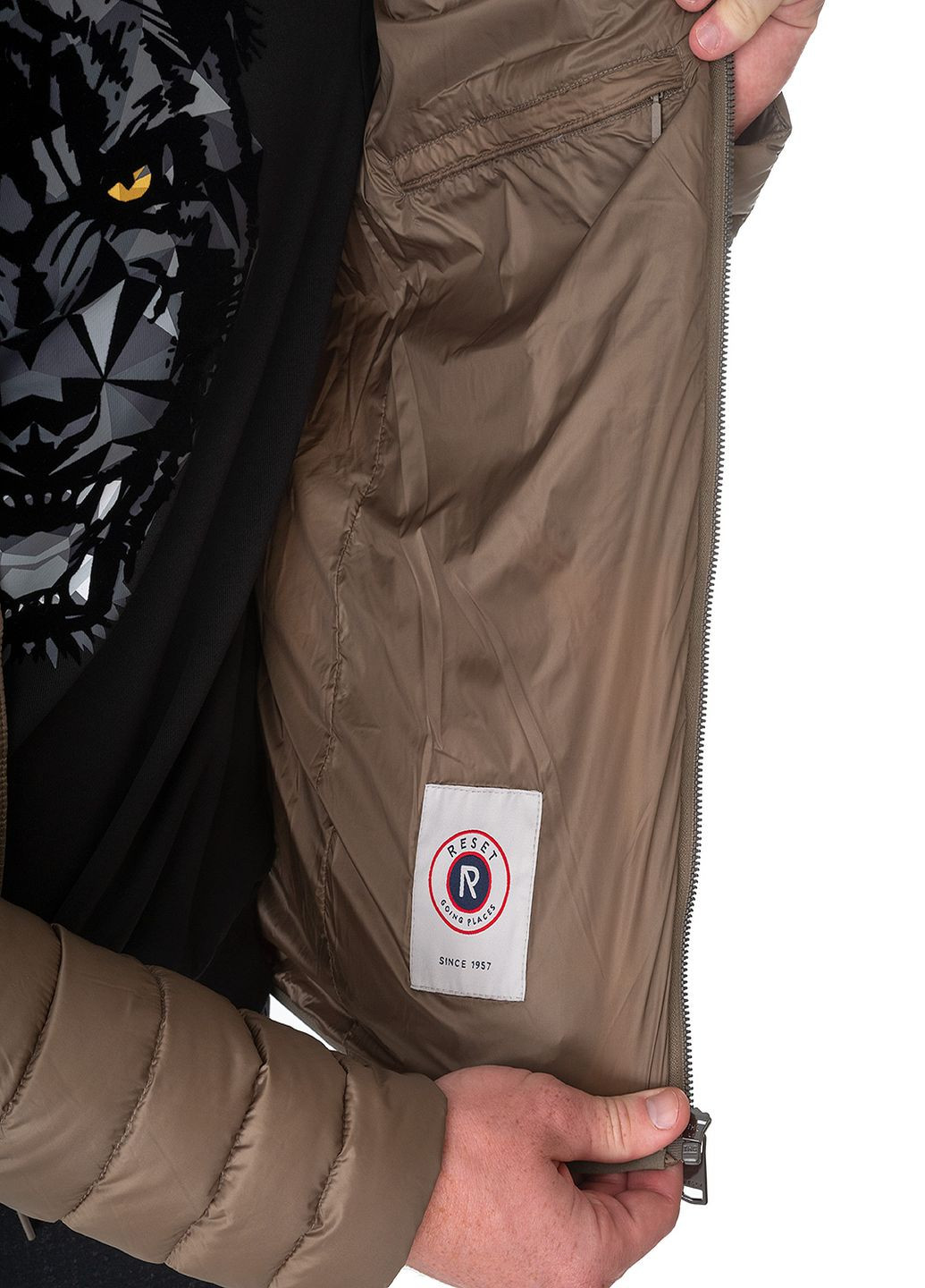 Оливкова зимня куртка Reset