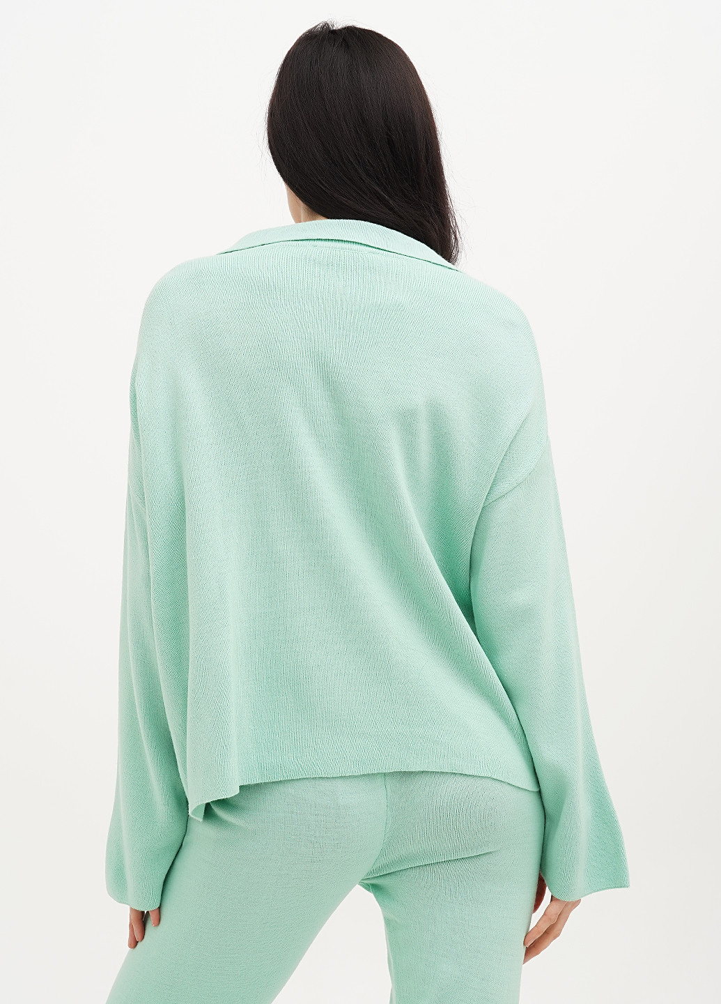 Мятный демисезонный пуловер пуловер Vicolo