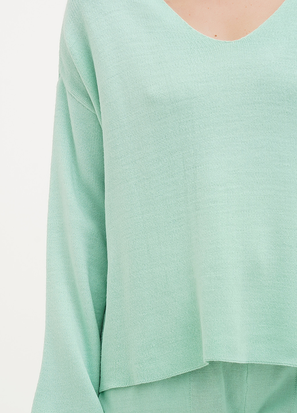 Мятный демисезонный пуловер пуловер Vicolo