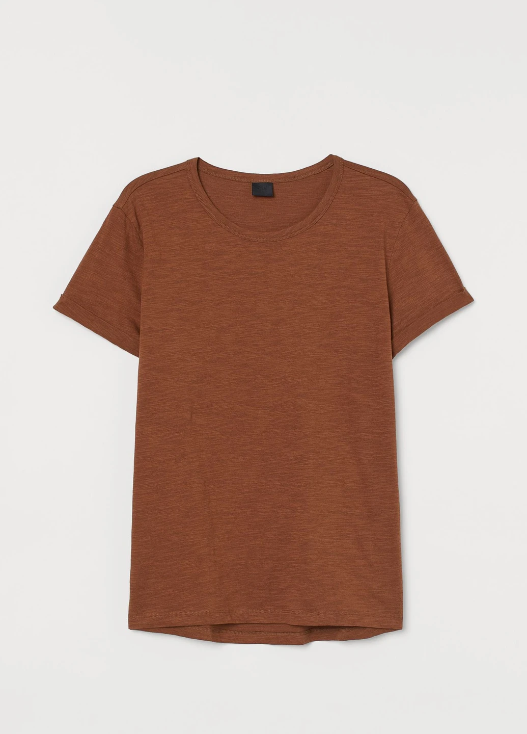 Коричневая футболка H&M