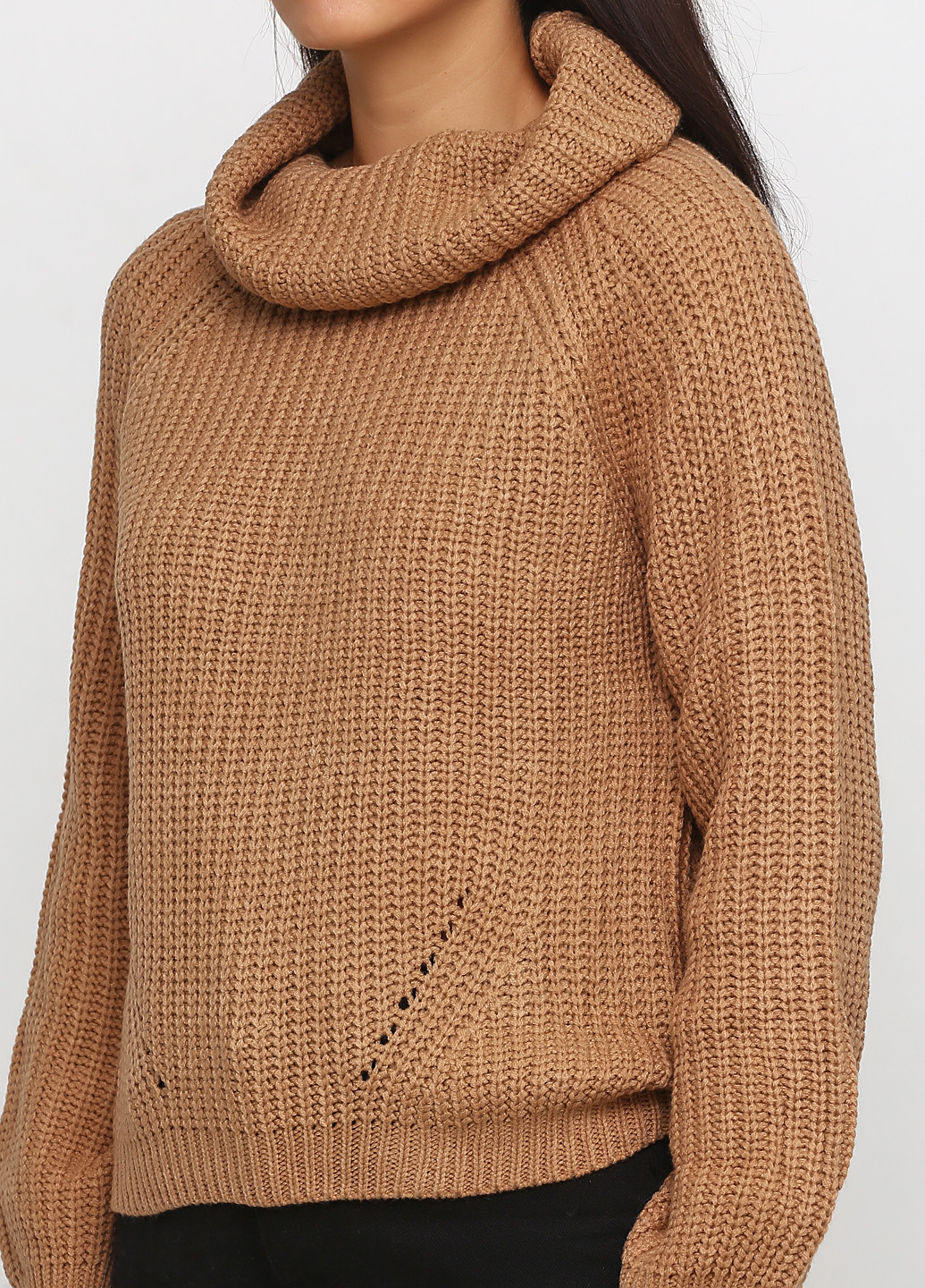 Світло-коричневий демісезонний светр CHD