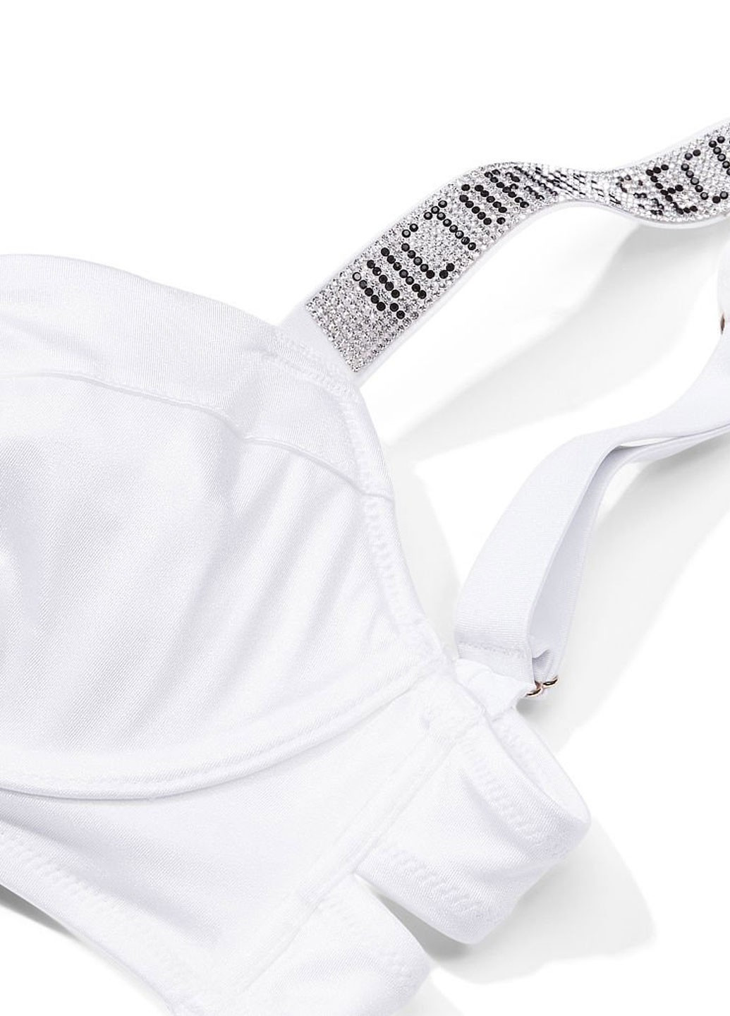 Белый демисезонный купальник (лиф, трусики) раздельный Victoria's Secret
