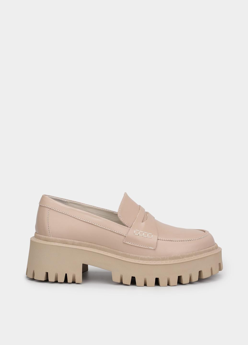 Braska Туфлі лофери бежевий з натуральна шкіра, — демісезон (327368782)