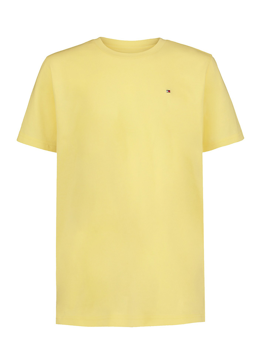 Желтая летняя футболка Tommy Hilfiger