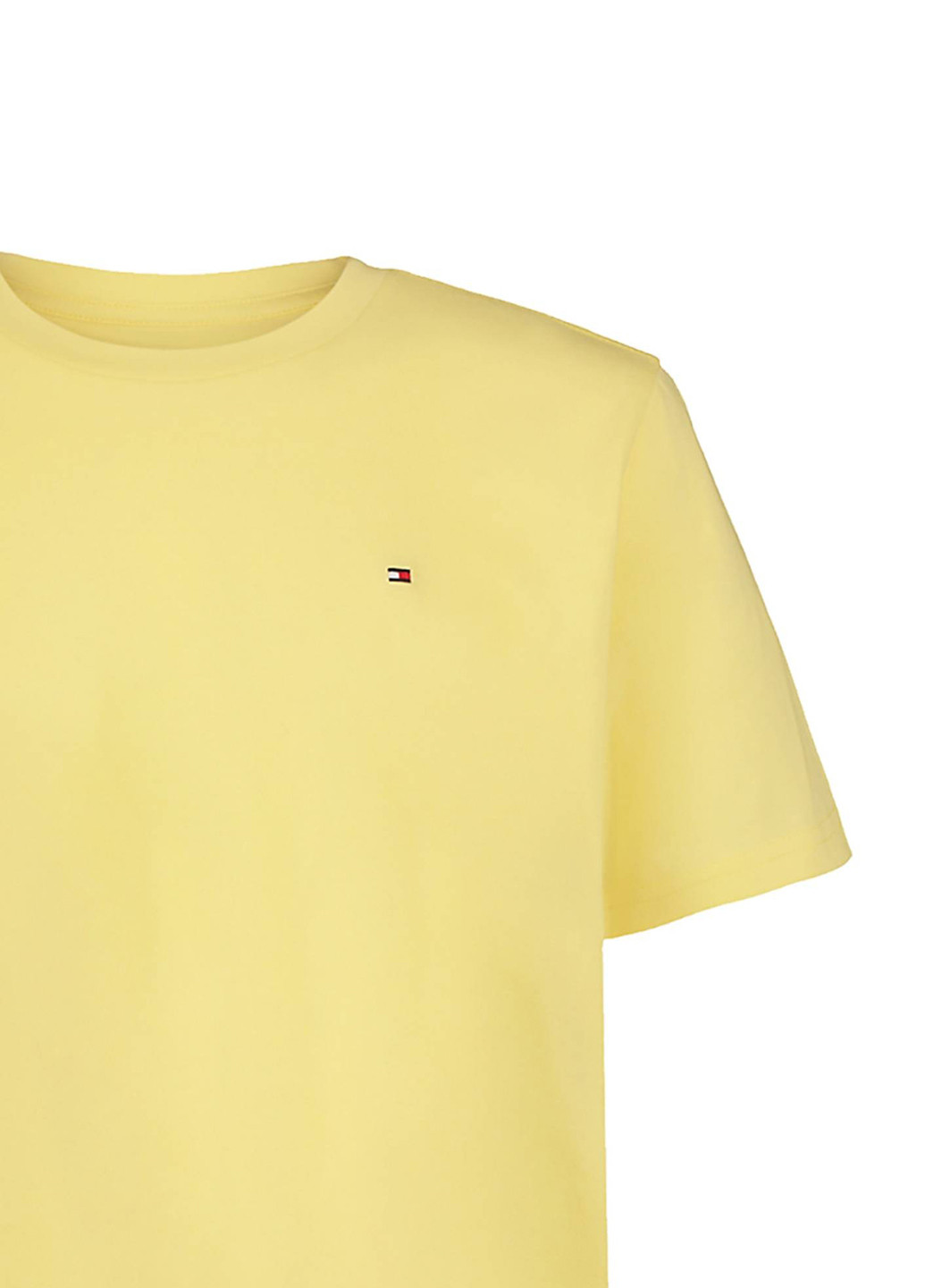 Желтая летняя футболка Tommy Hilfiger