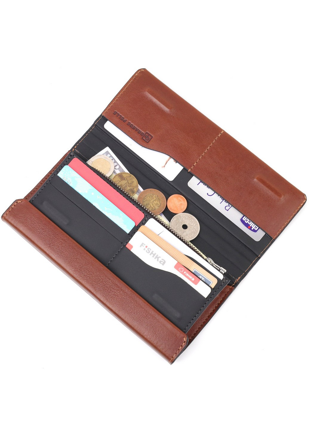 Чоловіча шкіряна барсетка Grande Pelle (255405211)