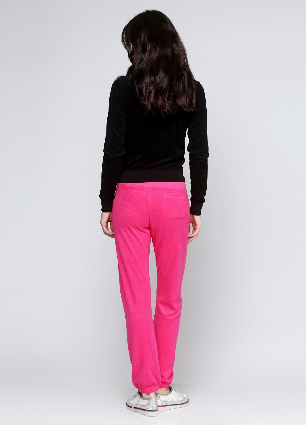 Розовые кэжуал демисезонные зауженные брюки Juicy Couture