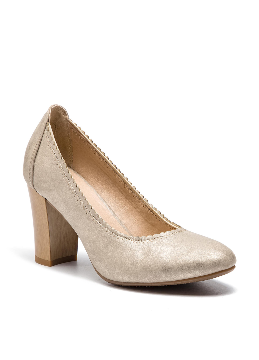 Напівчеревики Clara Barson WYL1671-1 Clara Barson туфлі-човники однотонні золоті кежуали
