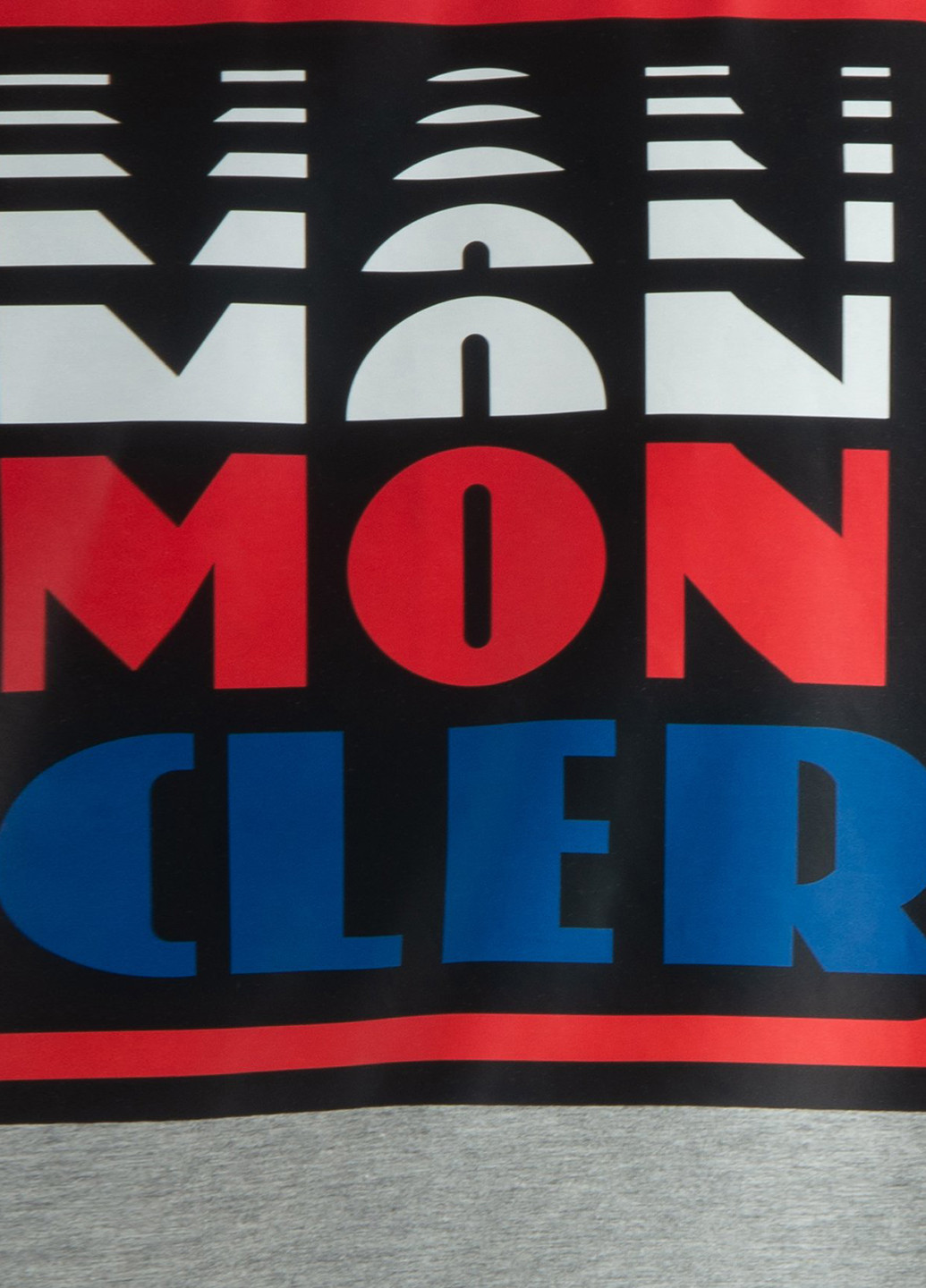 Серая футболка Moncler