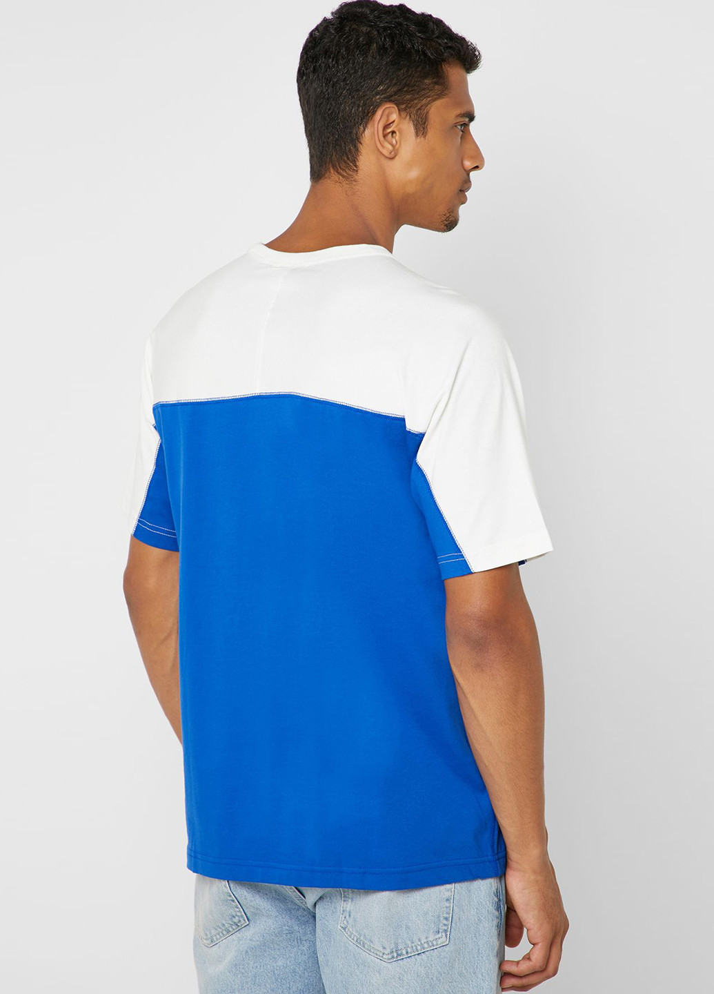 Синяя футболка adidas