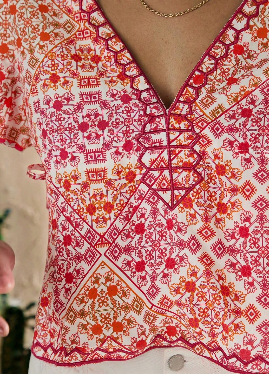 Комбінована блуза SHEIN