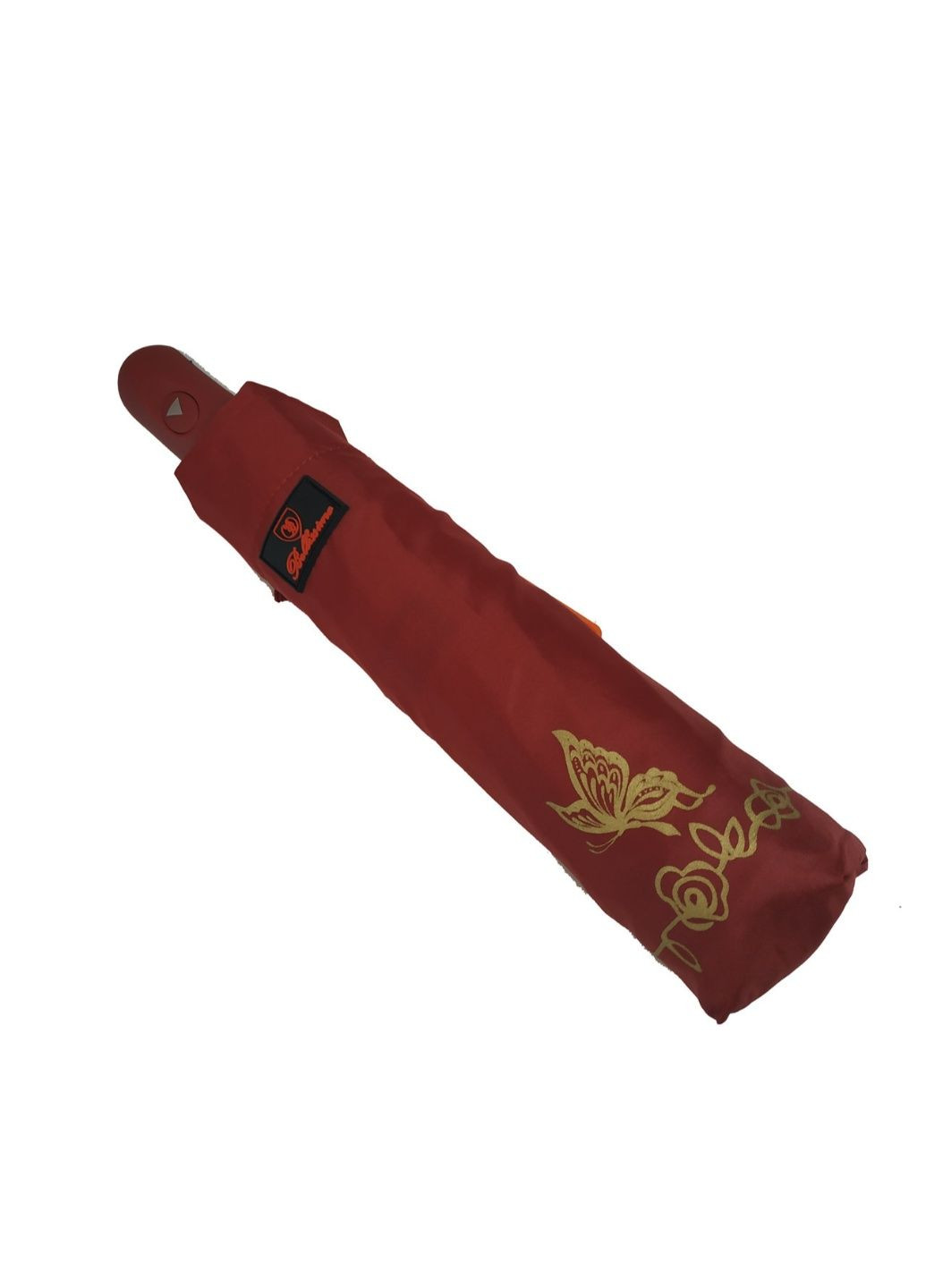 Бордовый зонт полуавтомат женский 99 см Bellissimo (195705333)