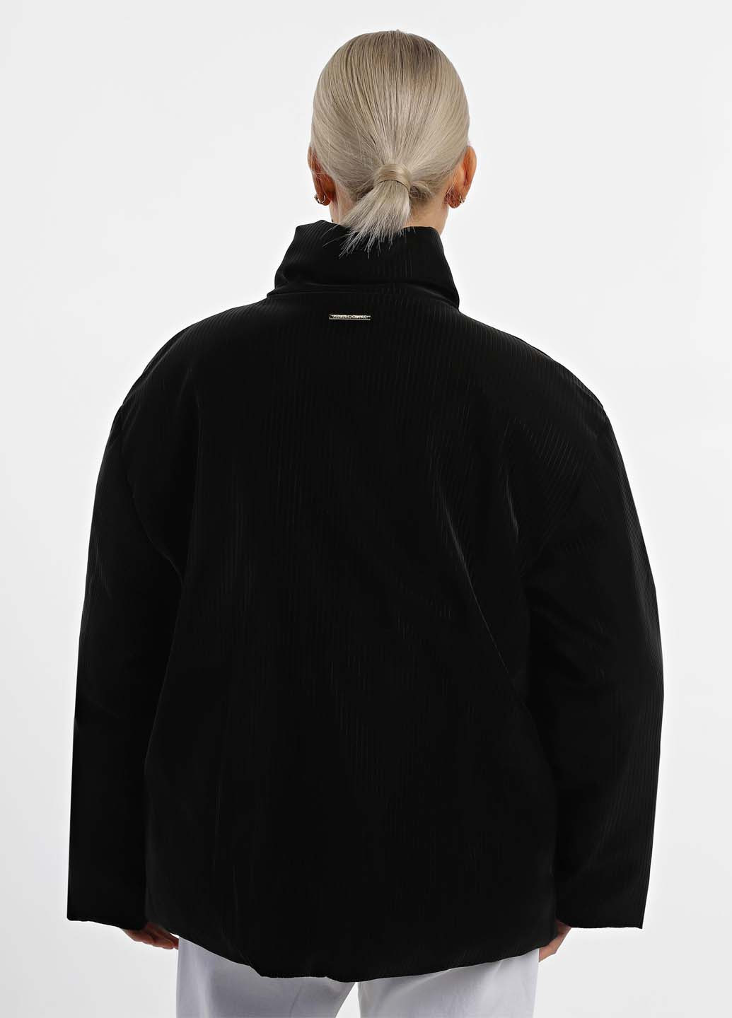 Чорна демісезонна куртка Armani Exchange