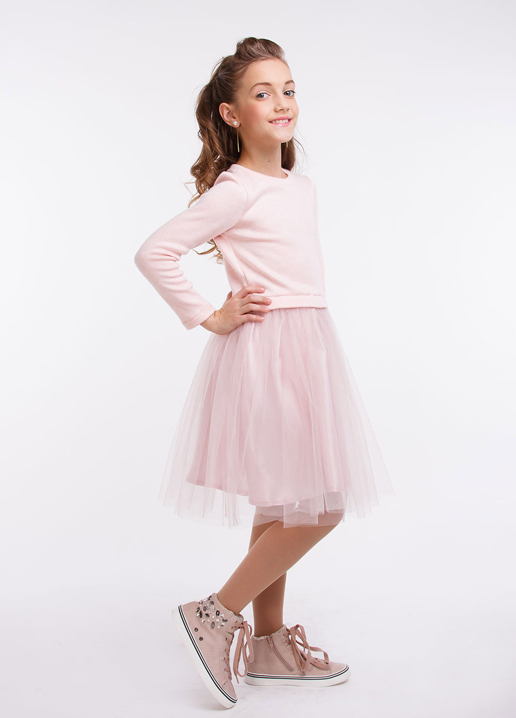 Розовое платье Sofia Shelest (101563815)